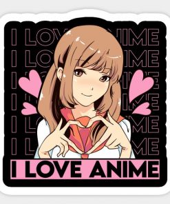 Cute I Love Anime Girl Japanese Kawaii Obsessed