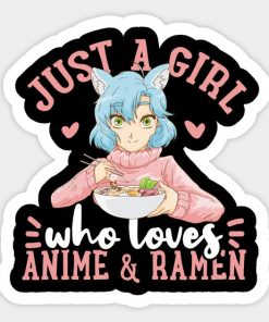 Anime Girl Ramen Japanese Kawaii