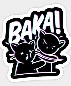 Baka Cat Anime Japan Cosplay Otaku Merch Kawaii