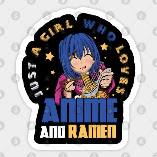 Anime Girl Otaku Ramen