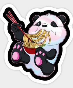 Japanese Panda Ramen Noodles Manga Kawaii Pastel Goth