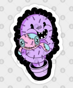 Pastel Goth Cactus and Voodoo Doll Anime Japanese