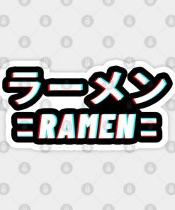 Ramen Noodles Japanese Kanji Anime Girl
