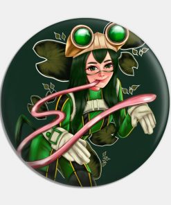 Froppy, My hero frog, academia, Lilly pad, froggy, fan art, artist, digital artwork, green, anime,