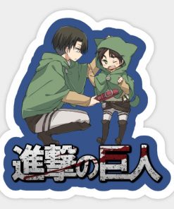 little eren big levi