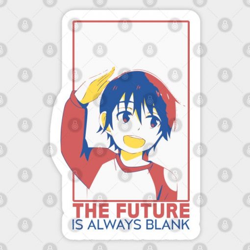 erased anime characters satoru fujinuma quotes the future is always blank white