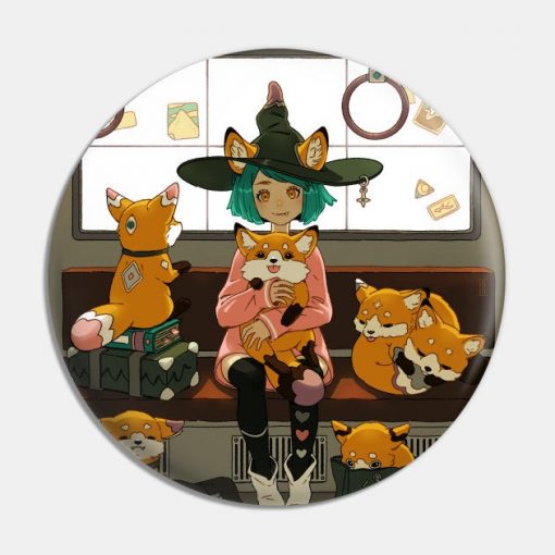 Witch and her foxes